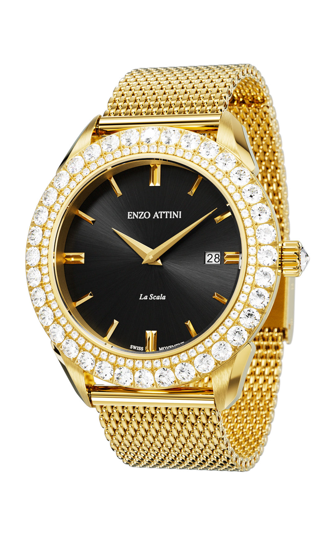 NEW La Scala - Mesh Strap/ Swiss Movement