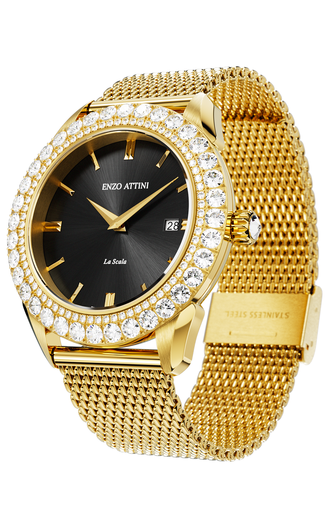 NEW La Scala - Mesh Strap/ Swiss Movement