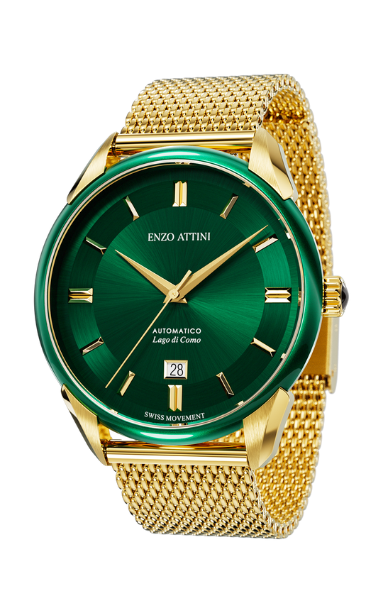 Lago di Como Automatic  - Mesh Strap / Swiss Movement