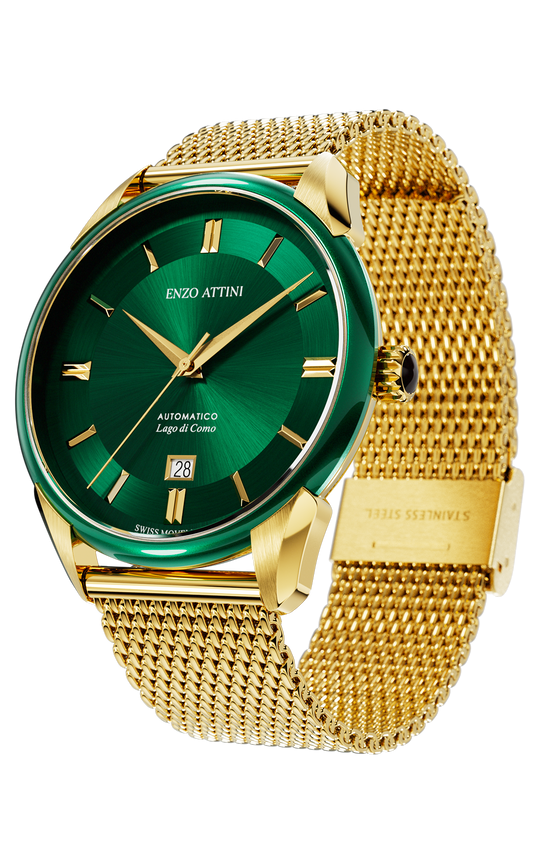 Lago di Como Automatic  - Mesh Strap / Swiss Movement