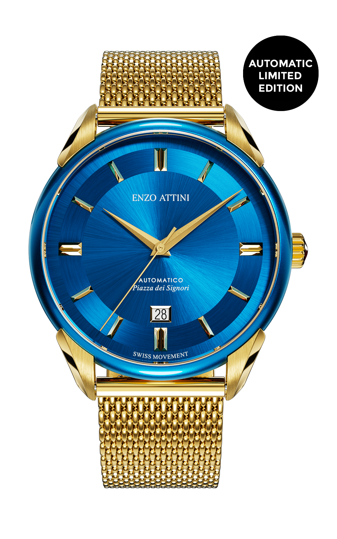 Piazza dei Signori Automatic - Mesh Strap / Swiss Movement