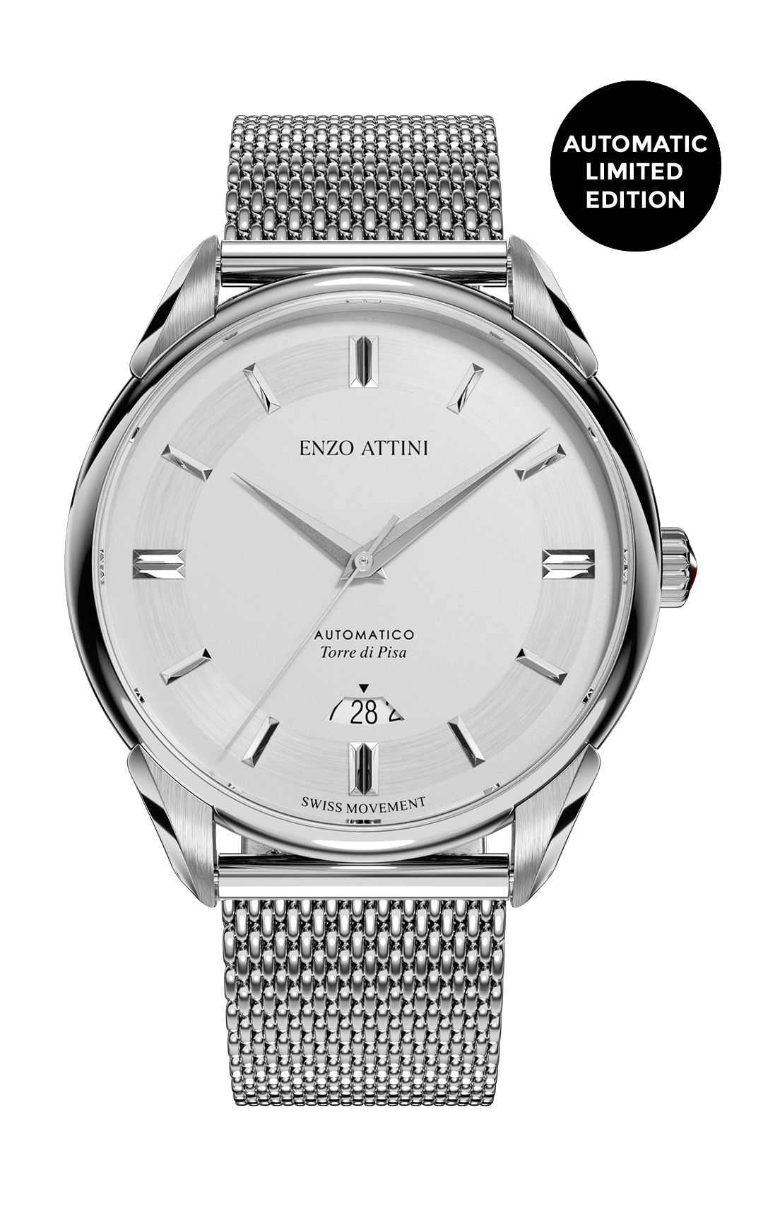 Torre di Pisa Automatic - Mesh Strap / Swiss Movement