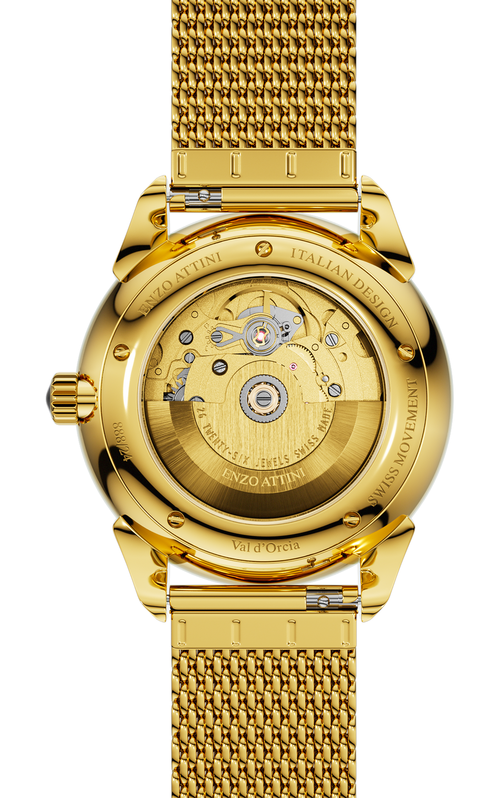 Val d'Orcia Automatic- Mesh Strap / Swiss Movement