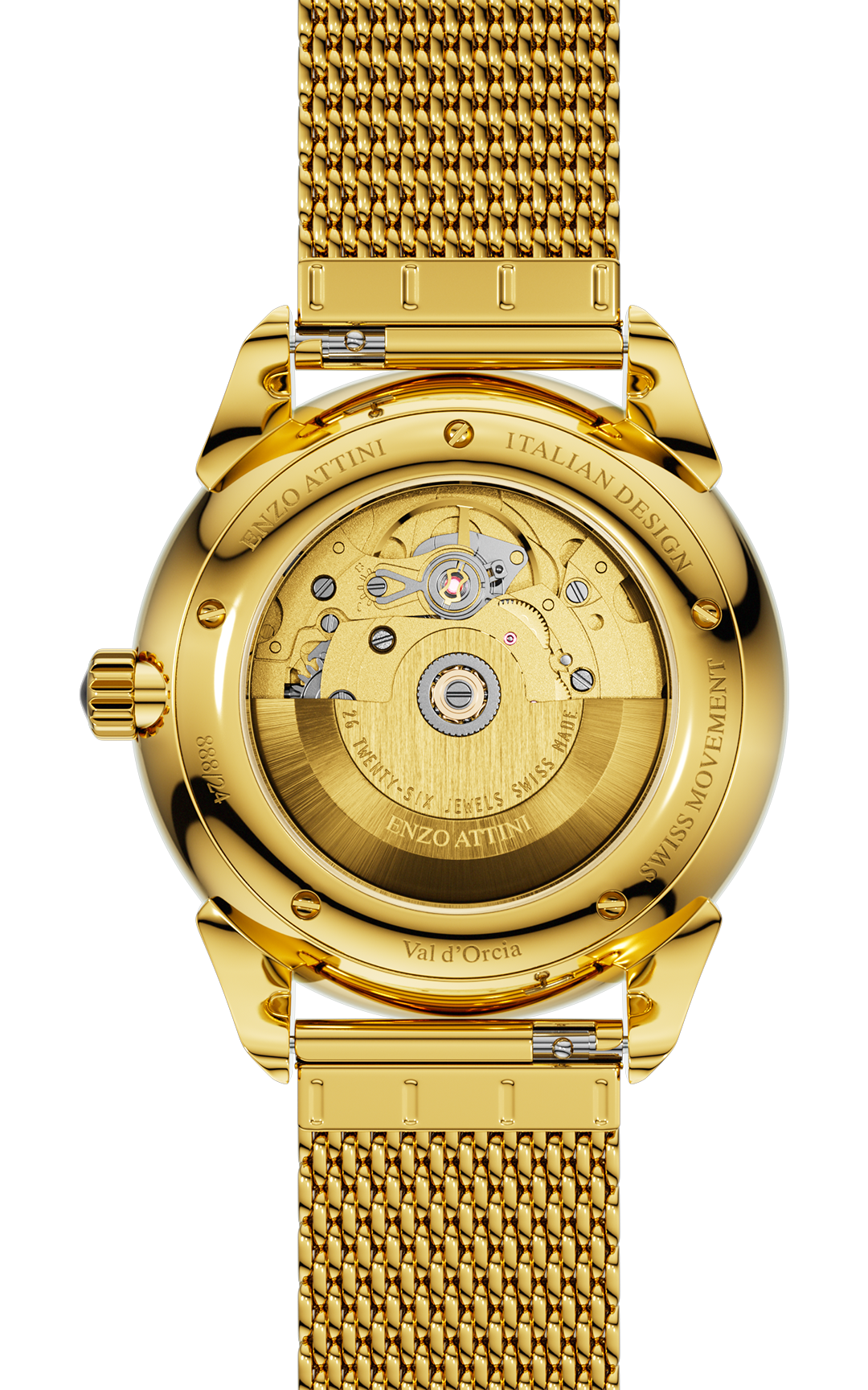 Val d'Orcia Automatic- Mesh Strap / Swiss Movement