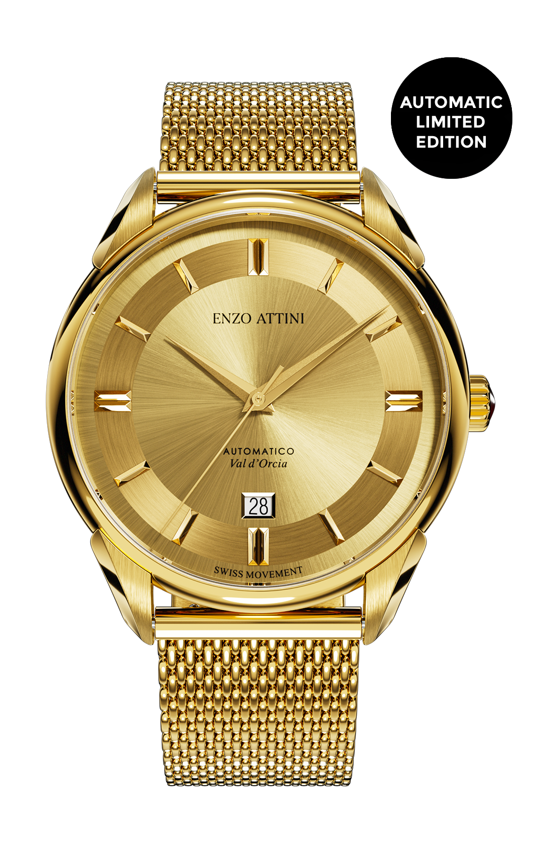 Val d'Orcia Automatic- Mesh Strap / Swiss Movement