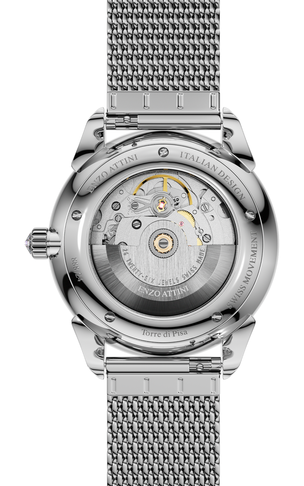 Torre di Pisa Automatic - Mesh Strap / Swiss Movement