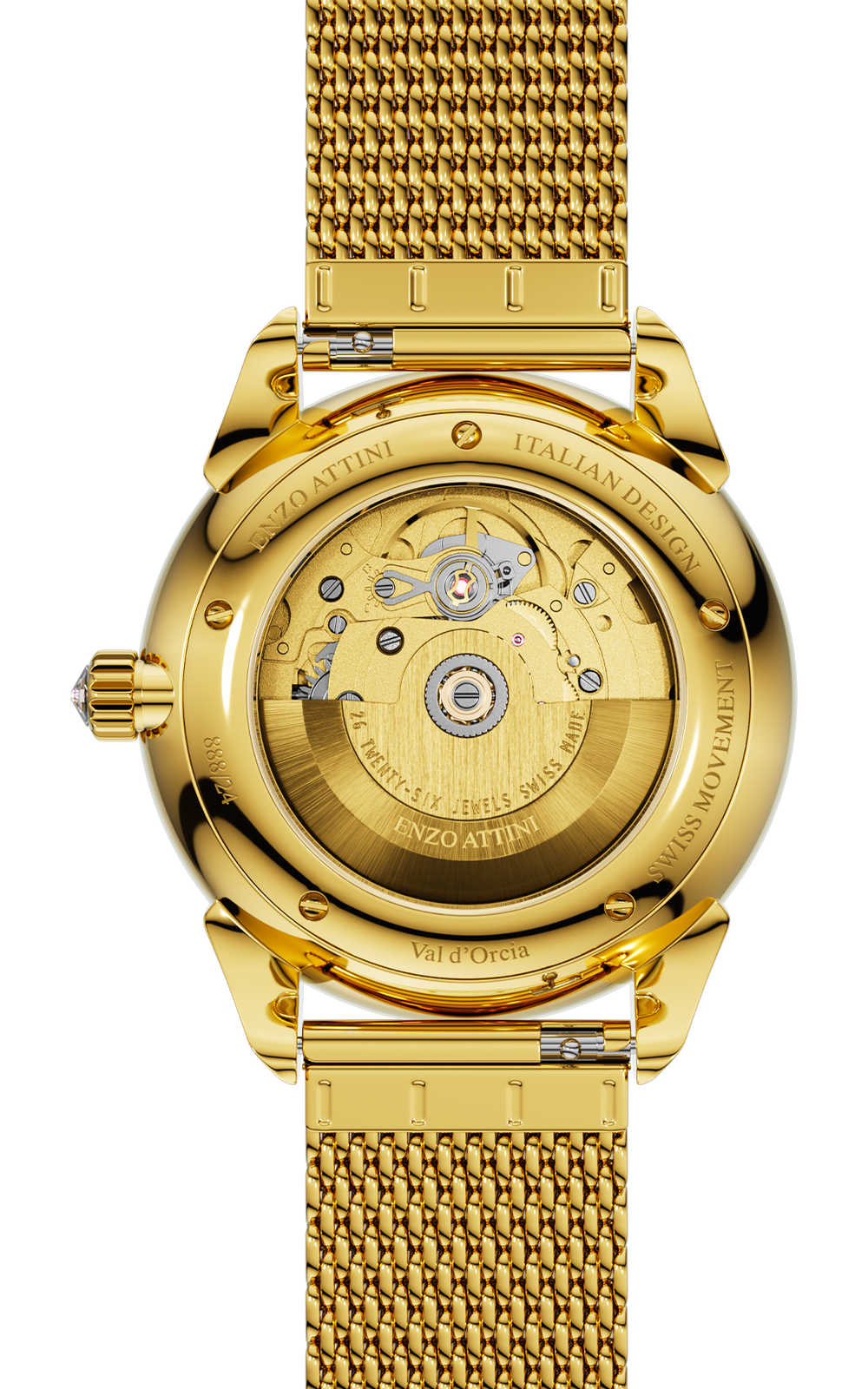 Val d'Orcia Automatic- Mesh Strap / Swiss Movement