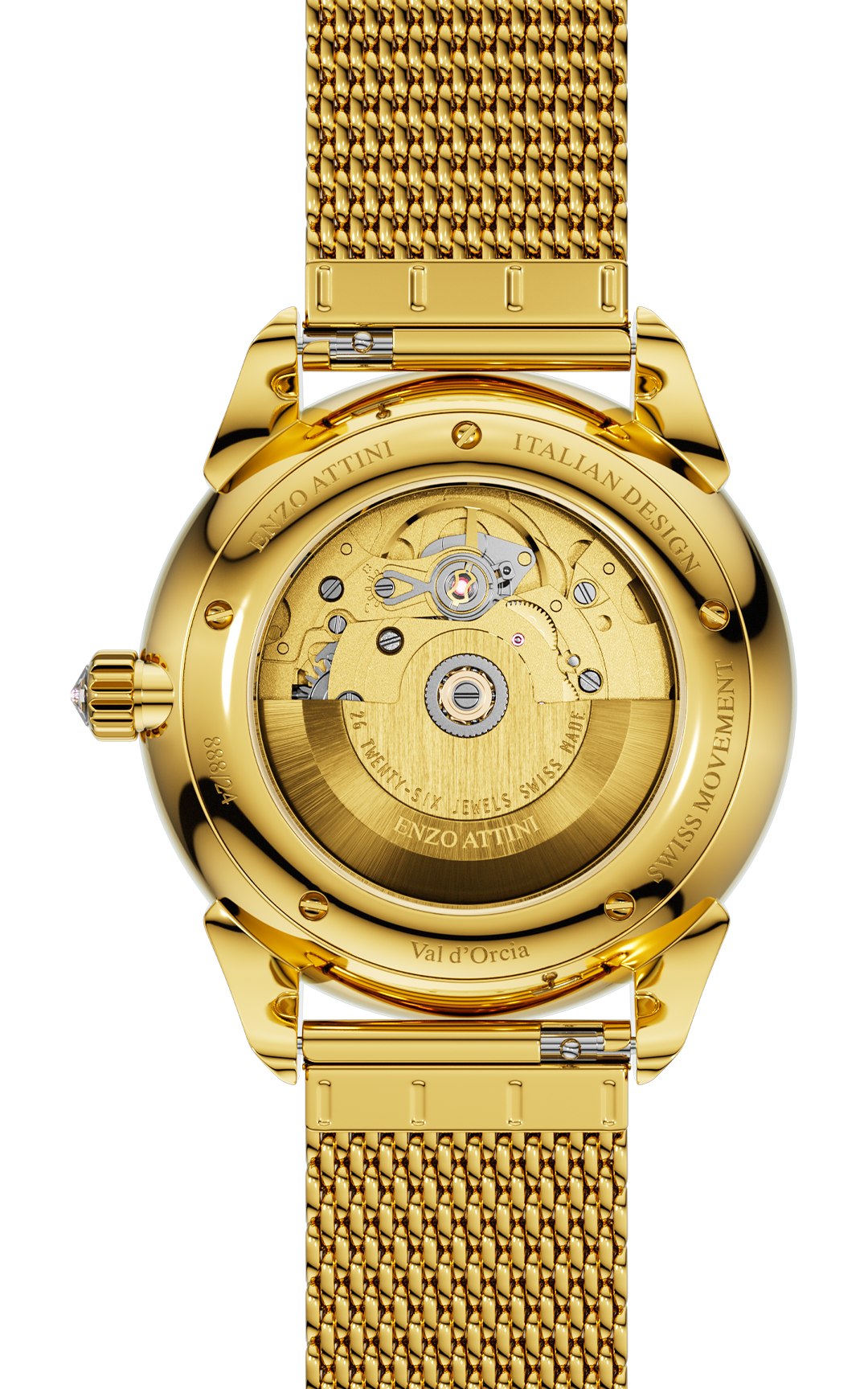 Val d'Orcia Automatic- Mesh Strap / Swiss Movement