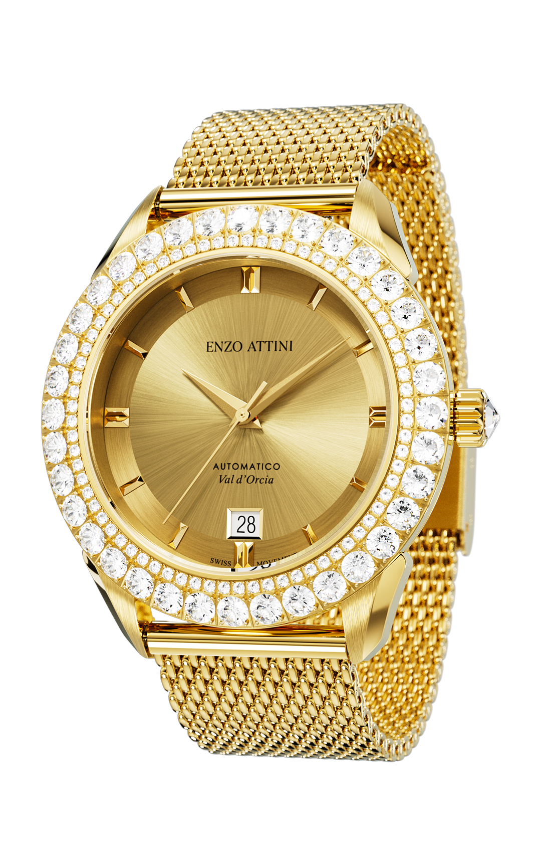 Val d'Orcia Automatic- Mesh Strap / Swiss Movement