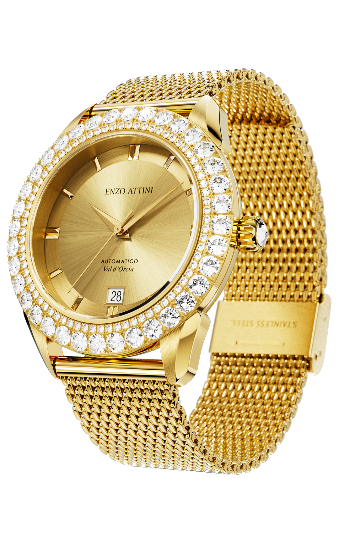 Val d'Orcia Automatic- Mesh Strap / Swiss Movement