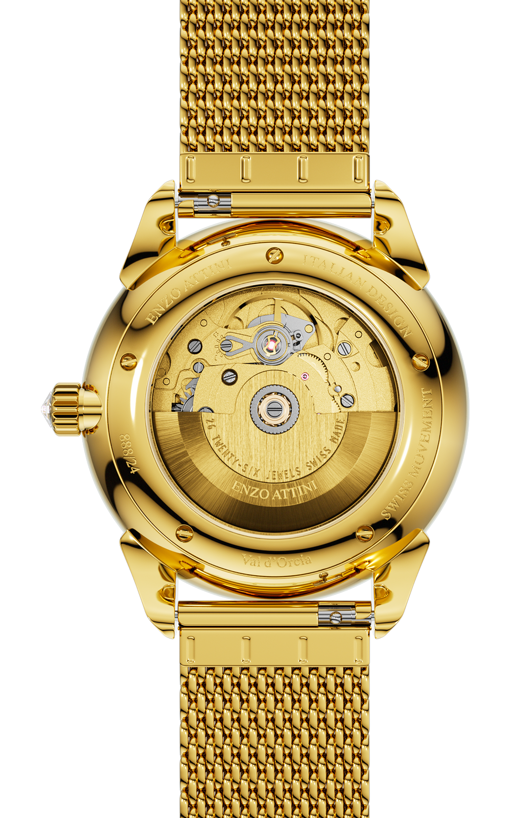 Val d'Orcia Automatic- Mesh Strap / Swiss Movement