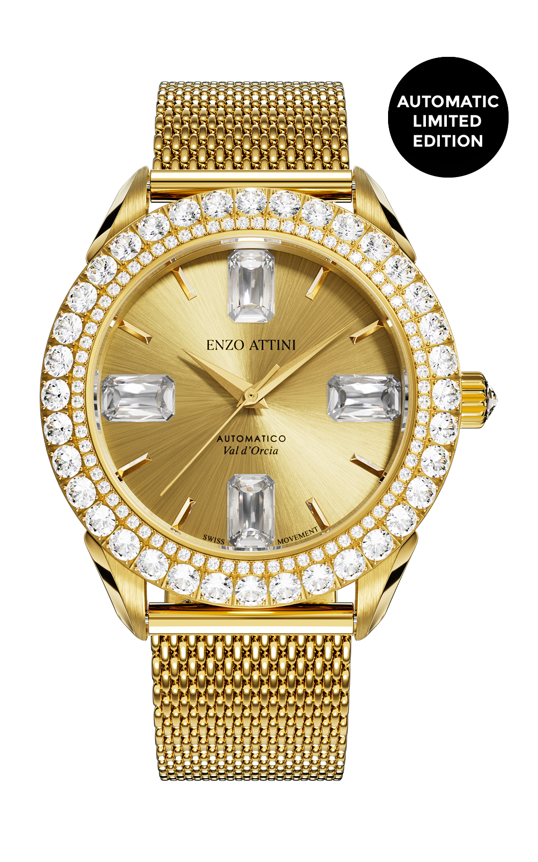 Val d'Orcia Automatic- Mesh Strap / Swiss Movement