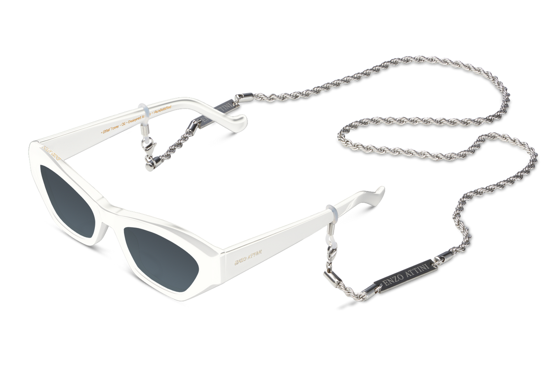 Eiffel Tower White / Dark Black Lens.