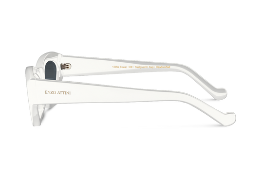 Eiffel Tower White / Dark Black Lens.