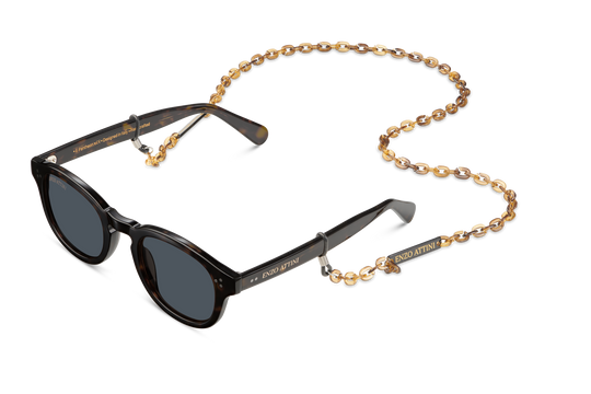 il Pantheon / Dark Tortoise Red + Black Lens