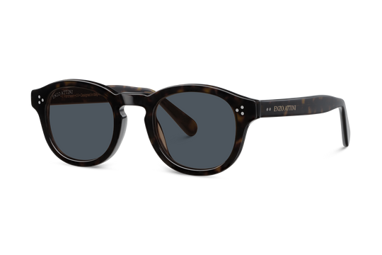 il Pantheon / Dark Tortoise Red + Black Lens