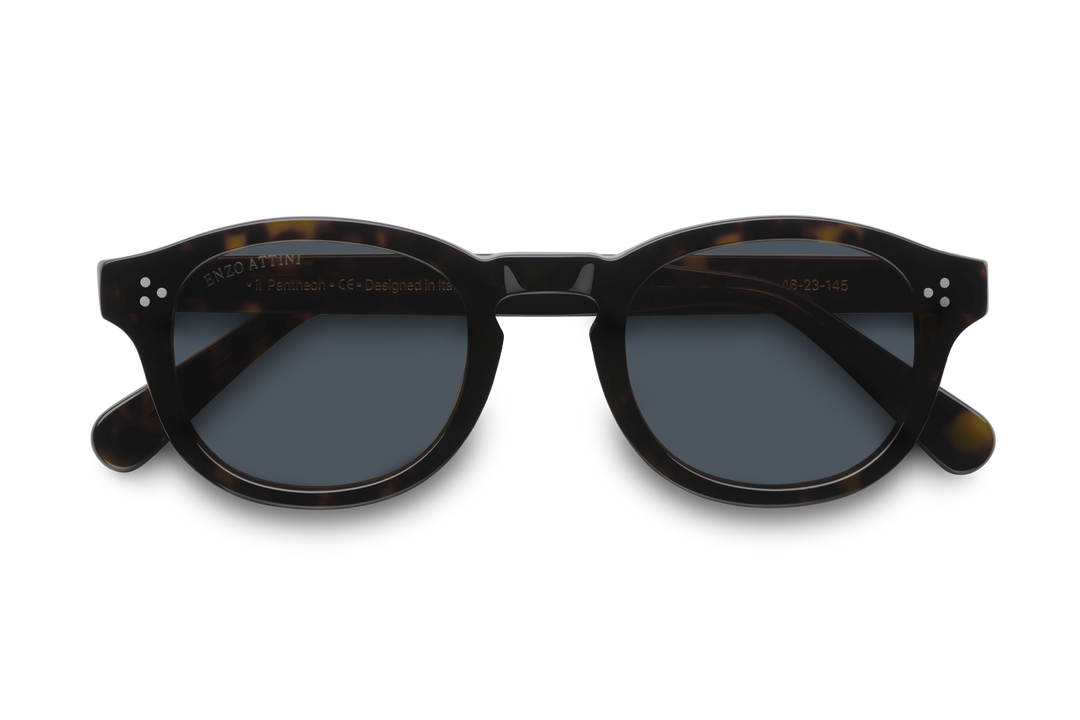 il Pantheon / Dark Tortoise Red + Black Lens