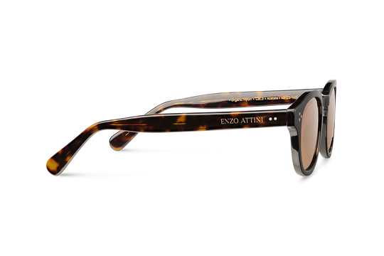 il Pantheon / Tortoise Red + Dark Brown Lens