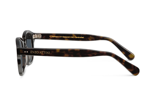 il Pantheon / Dark Tortoise Red + Black Lens