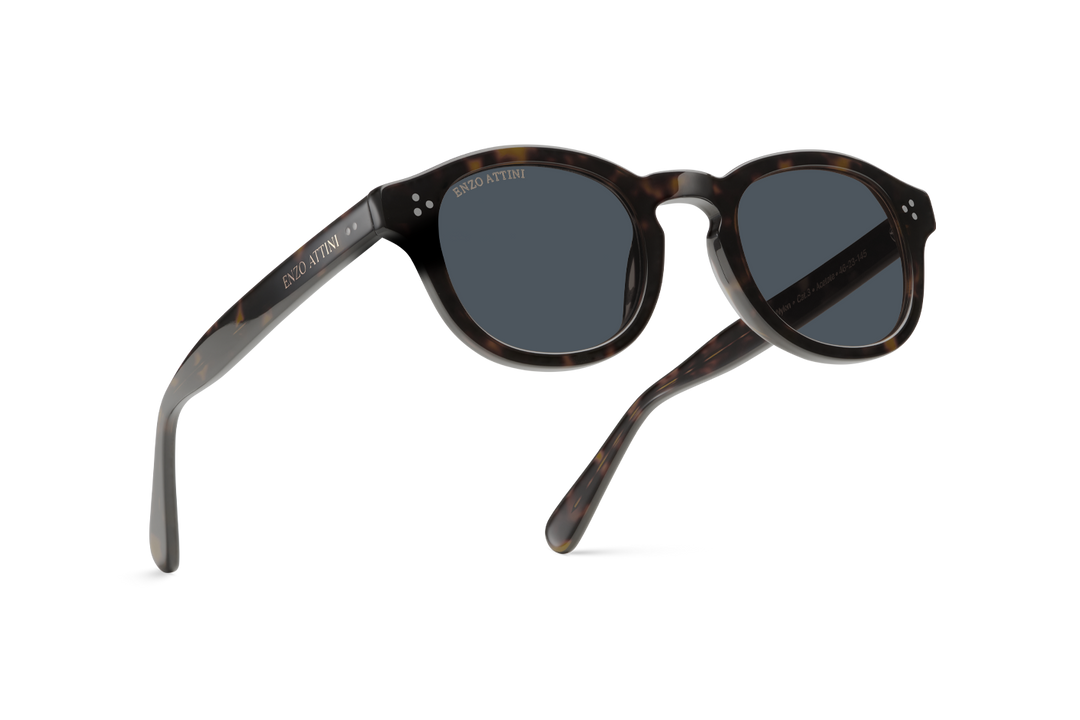 il Pantheon / Dark Tortoise Red + Black Lens