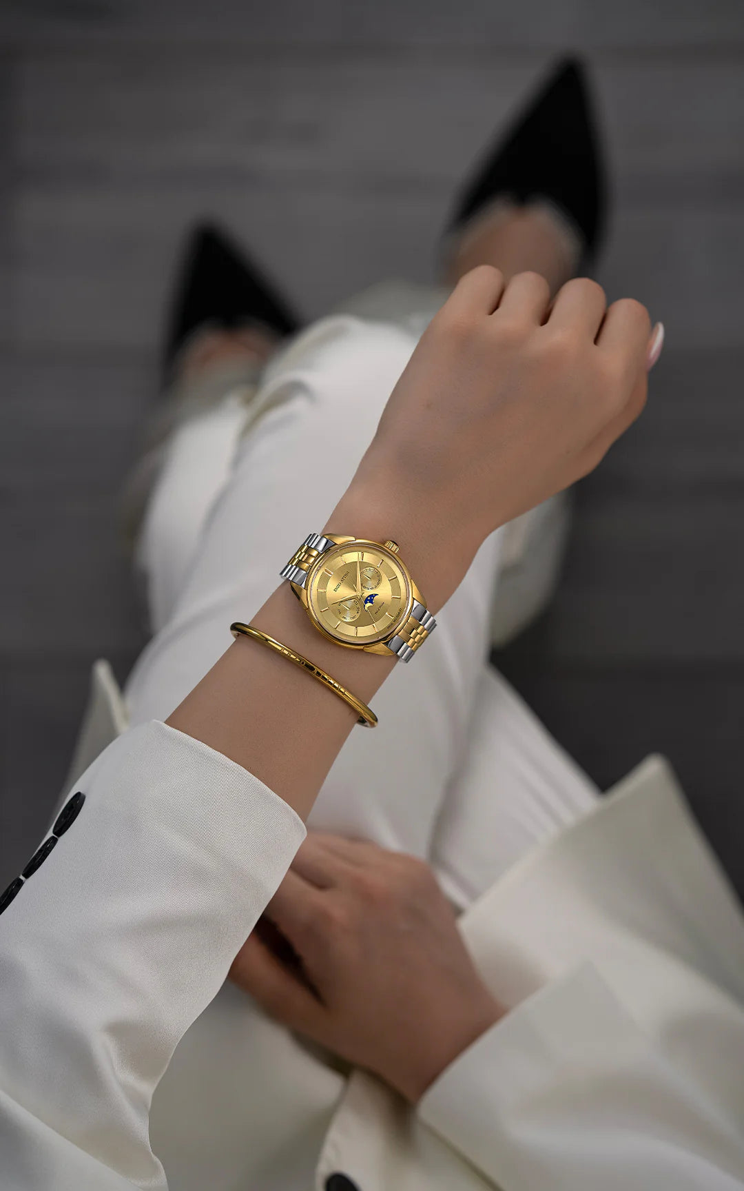 Val d'Orcia ll / President Bracelet, Swiss Movement.