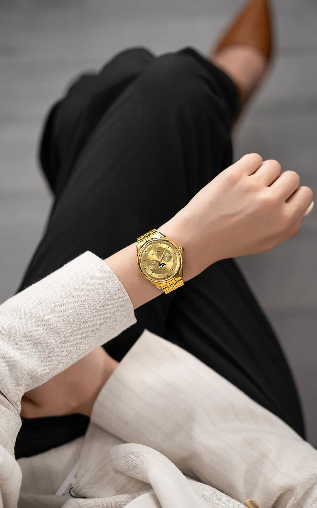 Val d'Orcia ll / President Bracelet,  Swiss Movement.