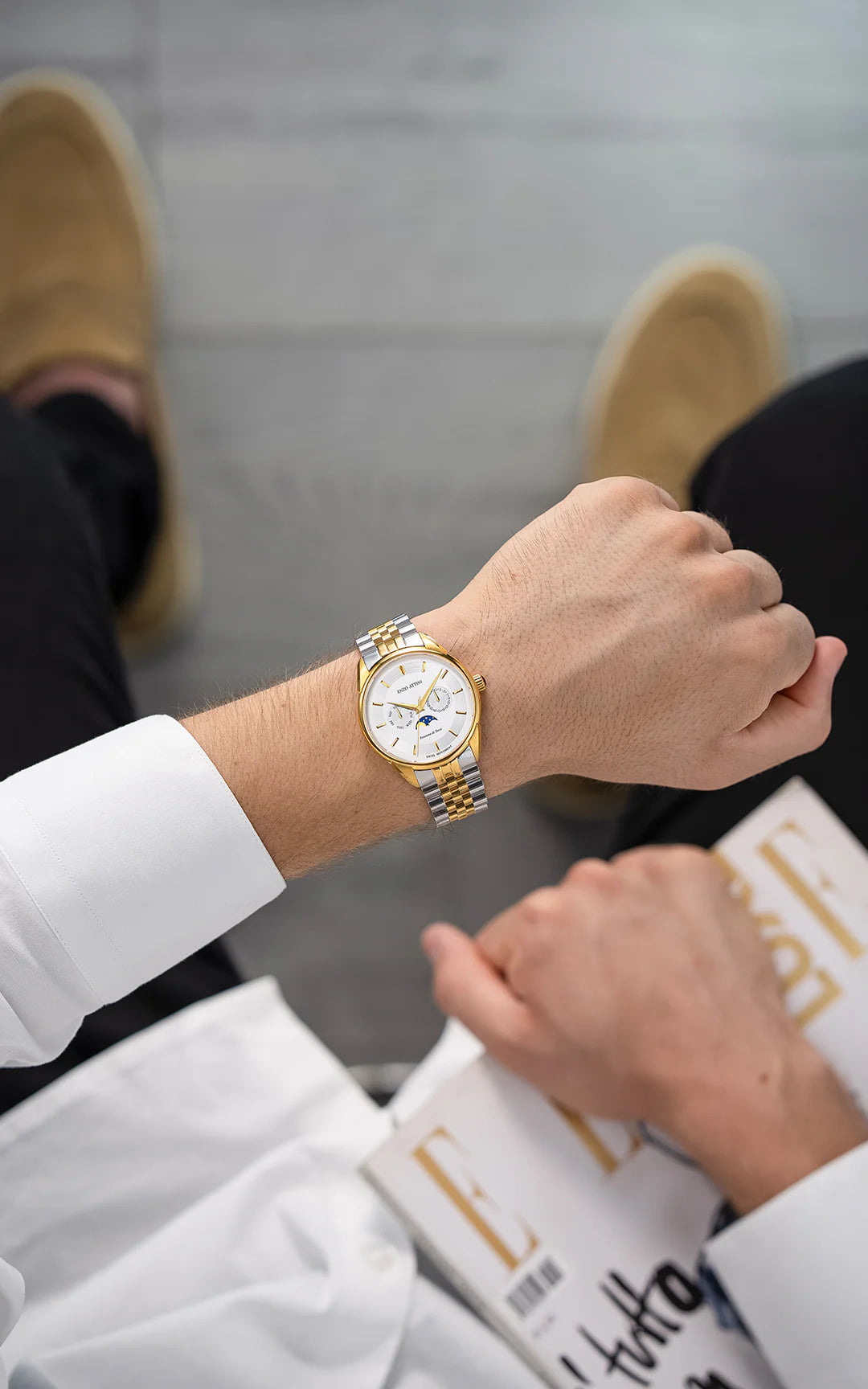 Fontana di Trevi, Roma - President Bracelet / Swiss Movement