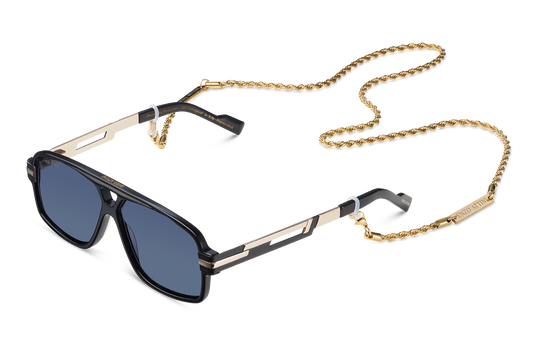 NEW Piazza del Plebiscito / Black & Gold Color + Dark Black Lens.