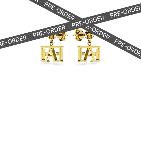 Monogram Drop Earrings