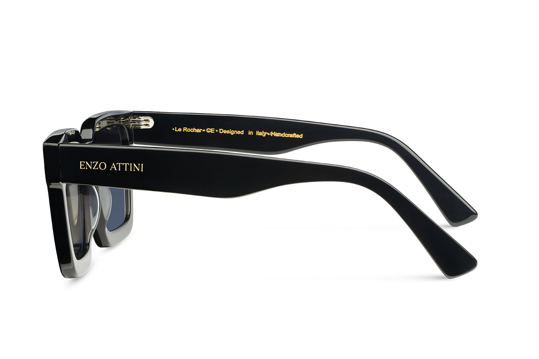 Le Rocher / Black + Dark Black Lens.