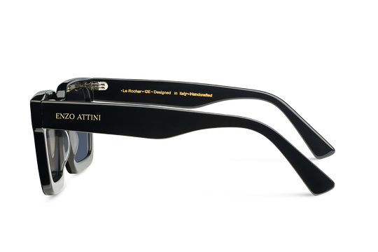 Le Rocher / Black + Dark Black Lens.