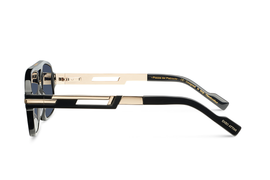 NEW Piazza del Plebiscito / Black & Gold Color + Dark Black Lens.