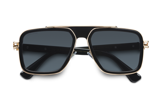Castel del Monte / Black & Gold Color + Dark Black Lens.