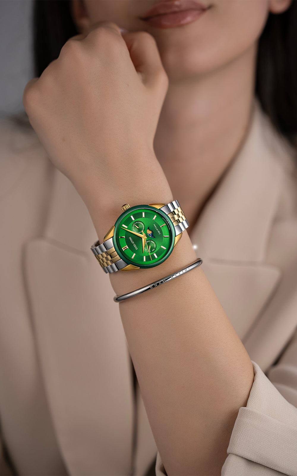 Lago di Como - President Bracelet  / Swiss Movement.