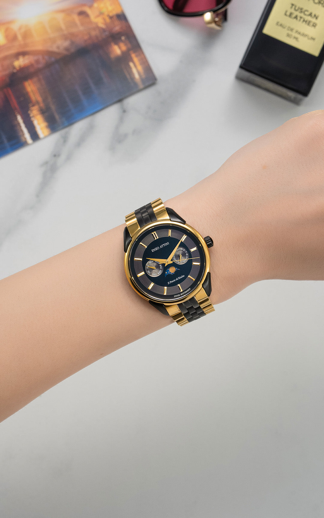 il Ponte di Rialto, Venezia - President Bracelet / Swiss Movement.