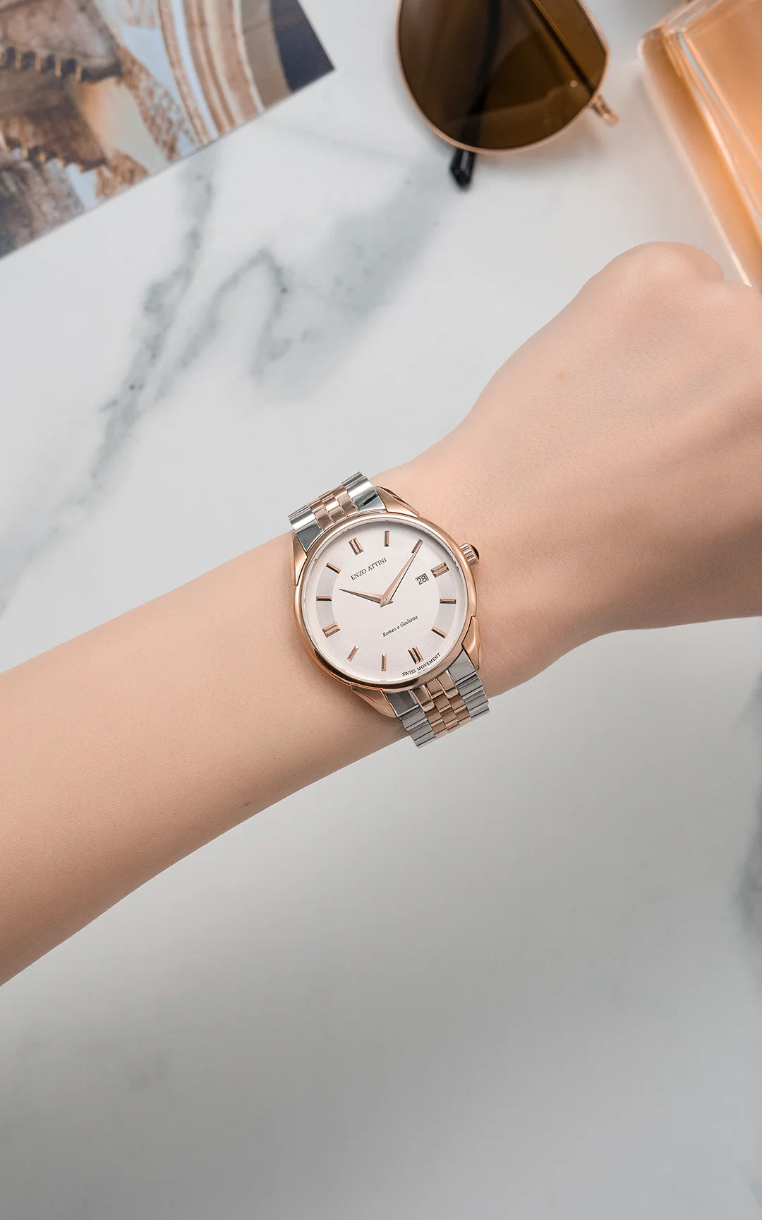 Romeo e Giulietta, Verona - President Bracelet / Swiss Movement.