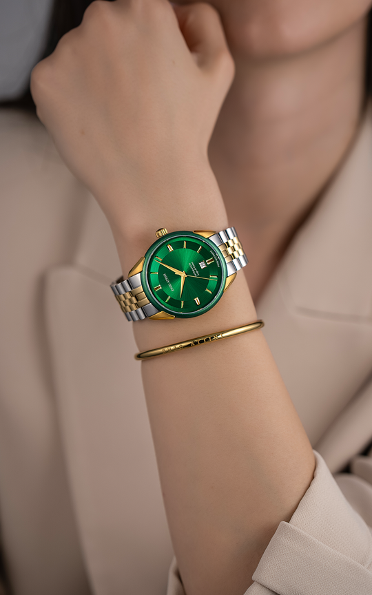 Lago di Como Automatic  - President Bracelet  / Swiss Movement.