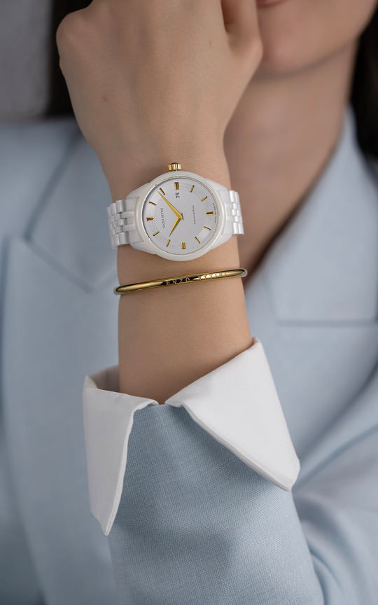 Colosseo di Roma - Ceramic Bracelet / Swiss Movement.