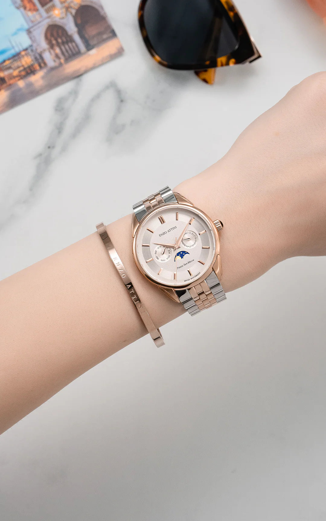 Piazza San Marco di Venezia - President Bracelet / Swiss Movement.