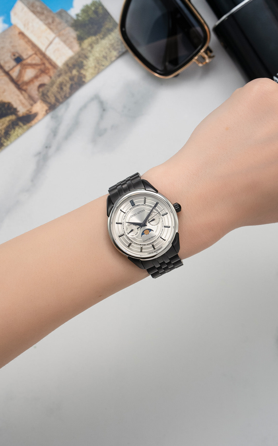 Castel del Monte - President Bracelet / Swiss Movement.