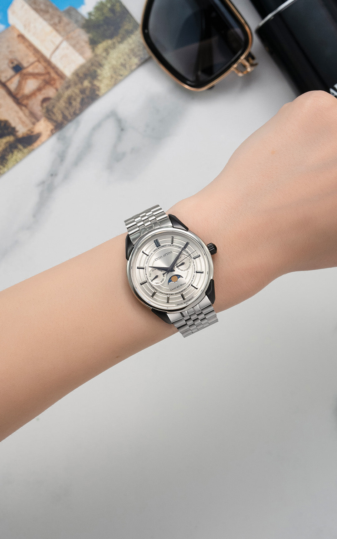 Castel del Monte - President Bracelet / Swiss Movement.