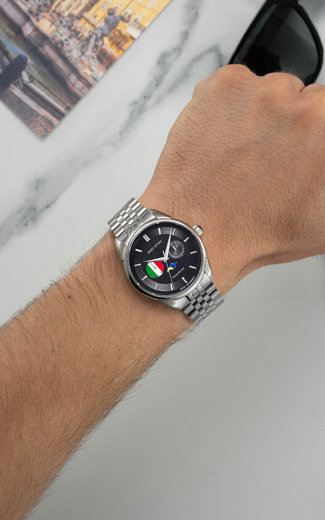 Piazza Navona, Roma - President Bracelet / Swiss Movement