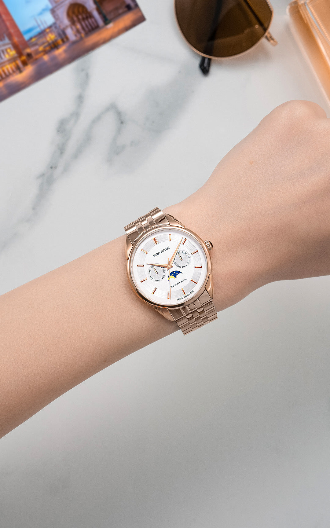 Piazza San Marco di Venezia - President Bracelet / Swiss Movement.