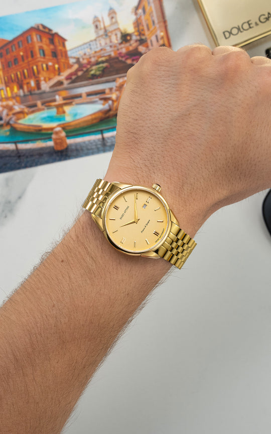 Piazza di Spagna, Roma - President Bracelet / Swiss Movement