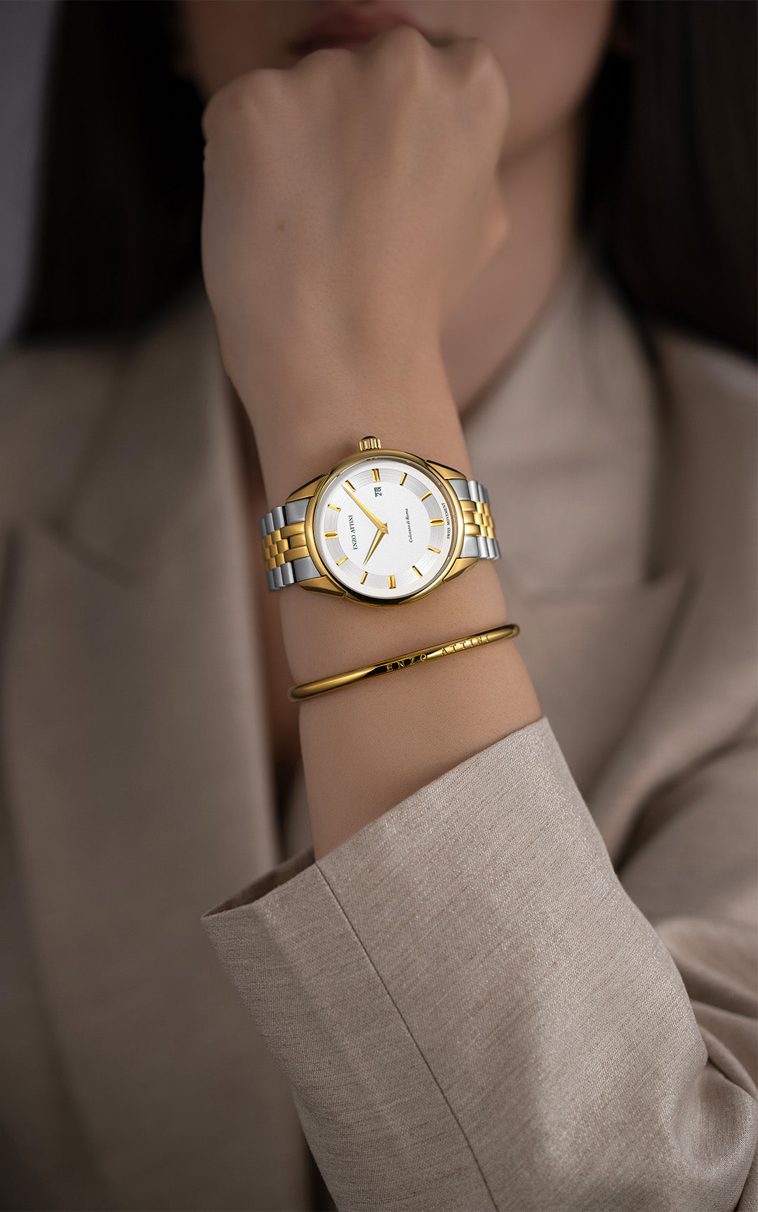 Colosseo di Roma - President Bracelet / Swiss Movement.