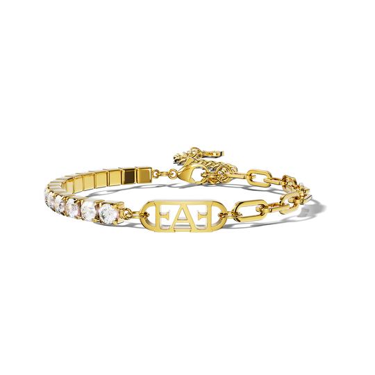 Glam Tennis Chain Bracelet