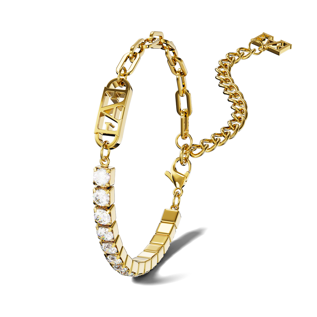Glam Tennis Chain Bracelet