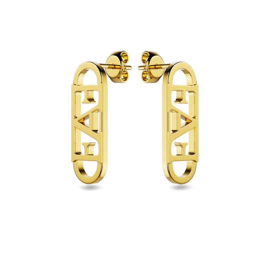 Statement Earrings / Gold Color