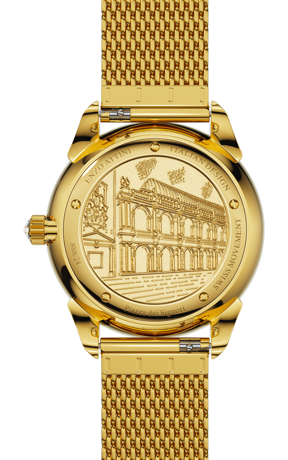 NEW Piazza dei Signori - Mesh Strap / Swiss Movement.