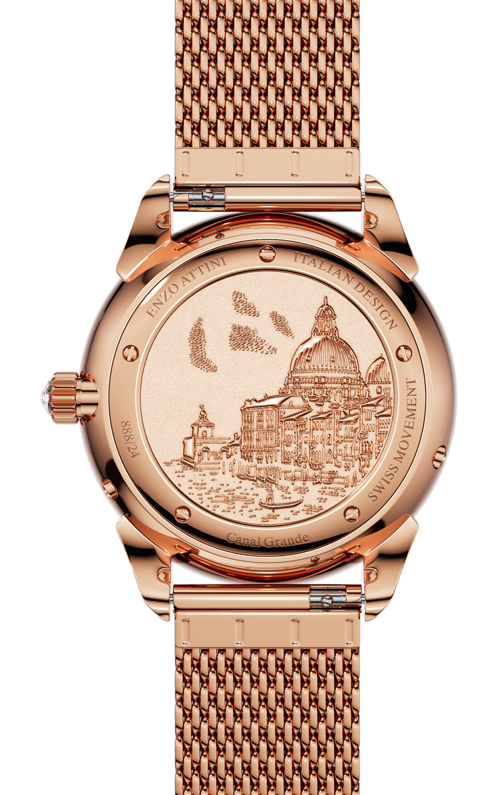 NEW Canal Grande Venezia - Mesh Strap / Swiss Movement